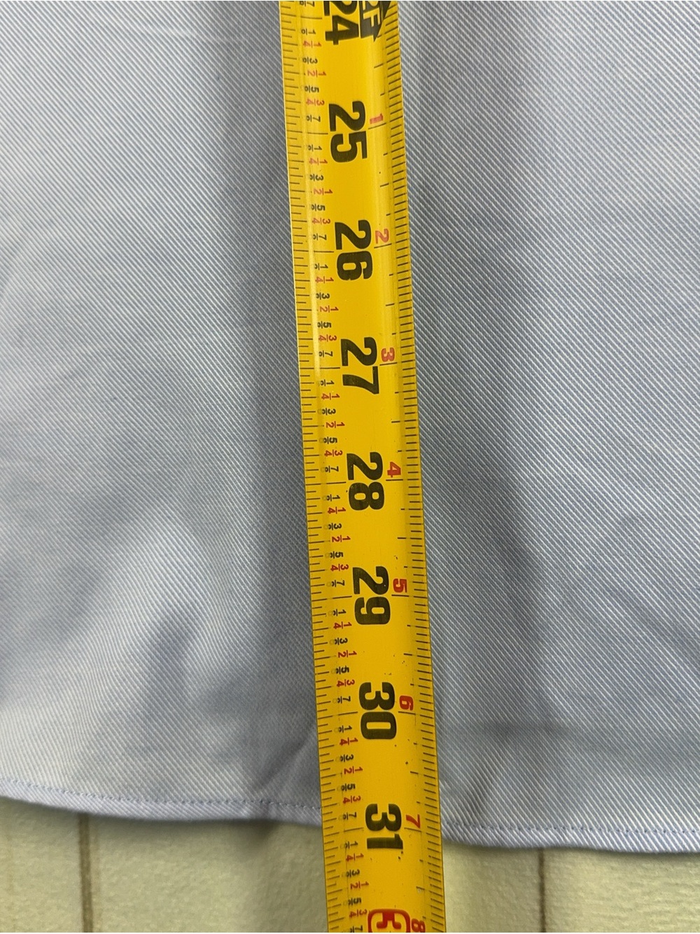ZARA Shirt Mens XL Blue Regular Fit Easy Iron Dress Button Down Twill NWT - Picture 8 of 10